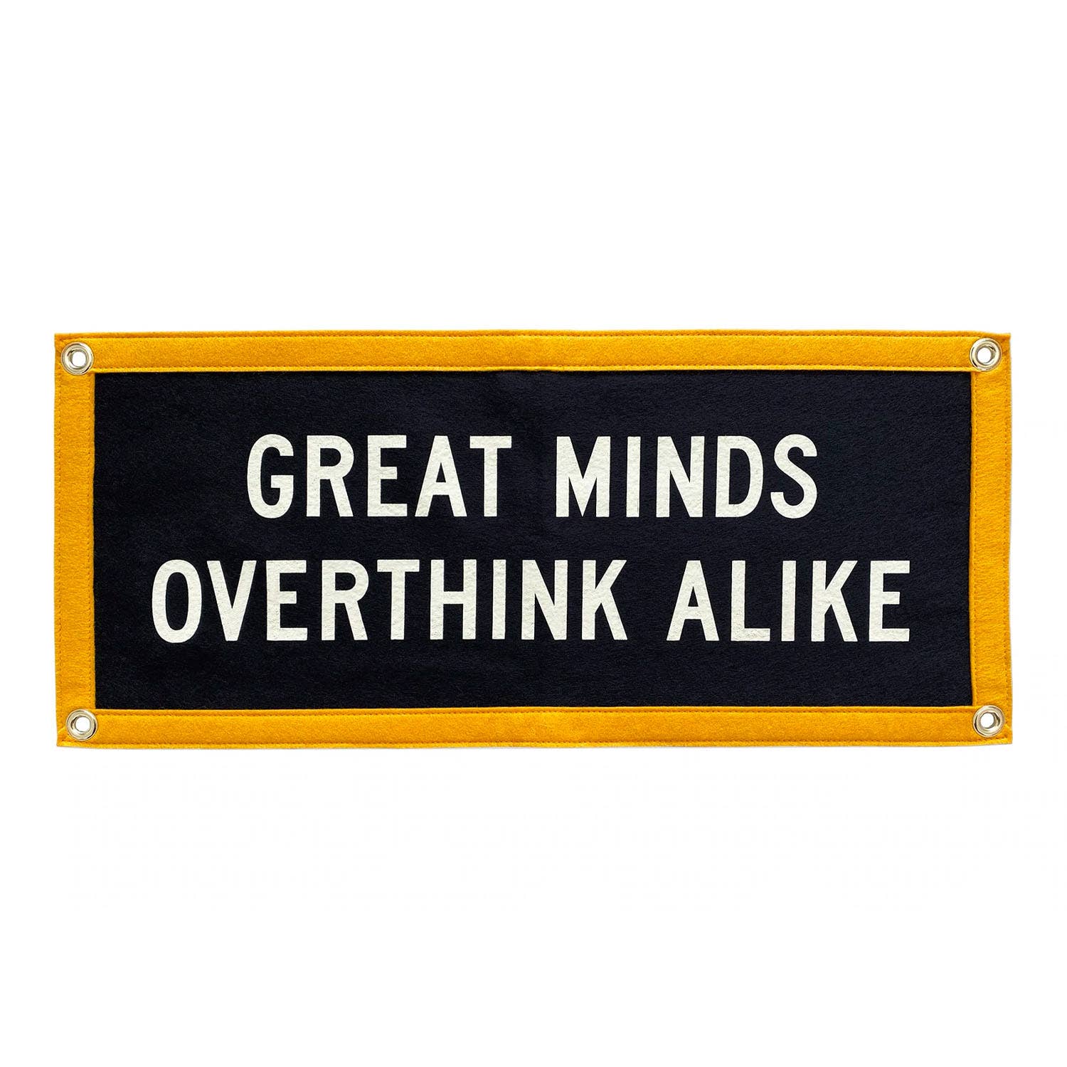 Great Minds Overthink Alike Camp Flag ? Holy Smokes x Oxford
