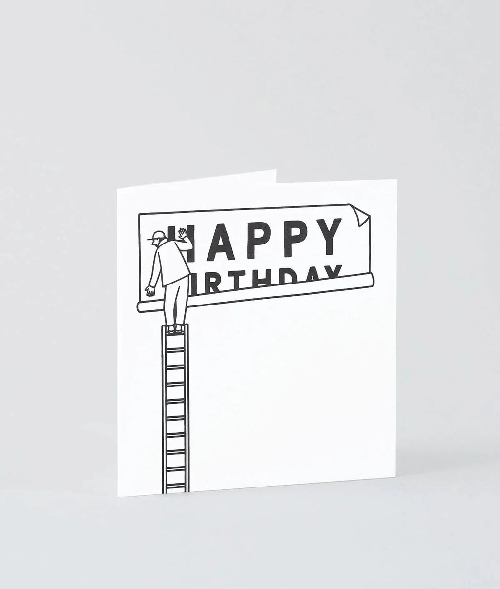 Happy Birthday Billboard Card