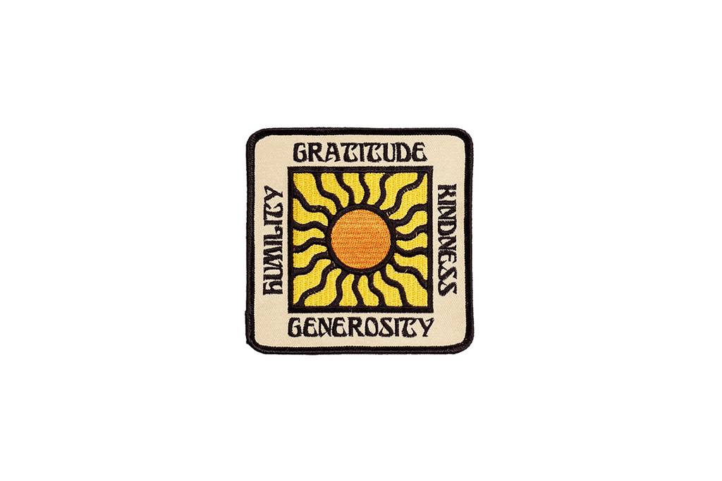 Gratitude Embroidered Patch ? Real Fun, Wow! x Oxford Pennan